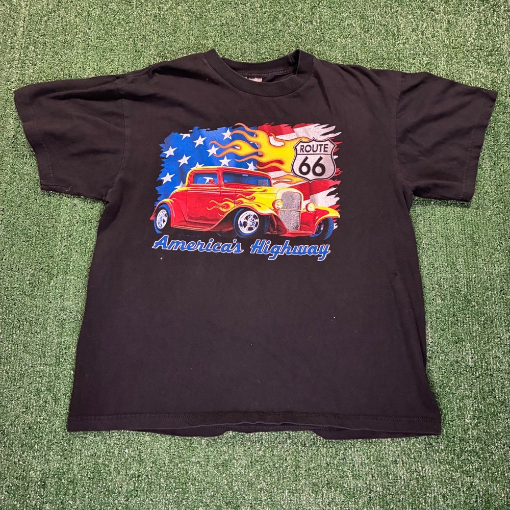 Vintage‎ 90's Route 66 America's Highway T-shirt